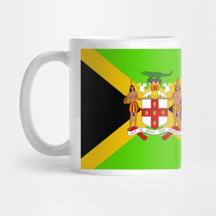 Jamaican coat of arms flag Mug